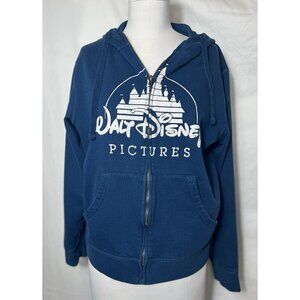 Walt Disney Pictures‎ Blue Hoodie with drawstring  Women’s Medium